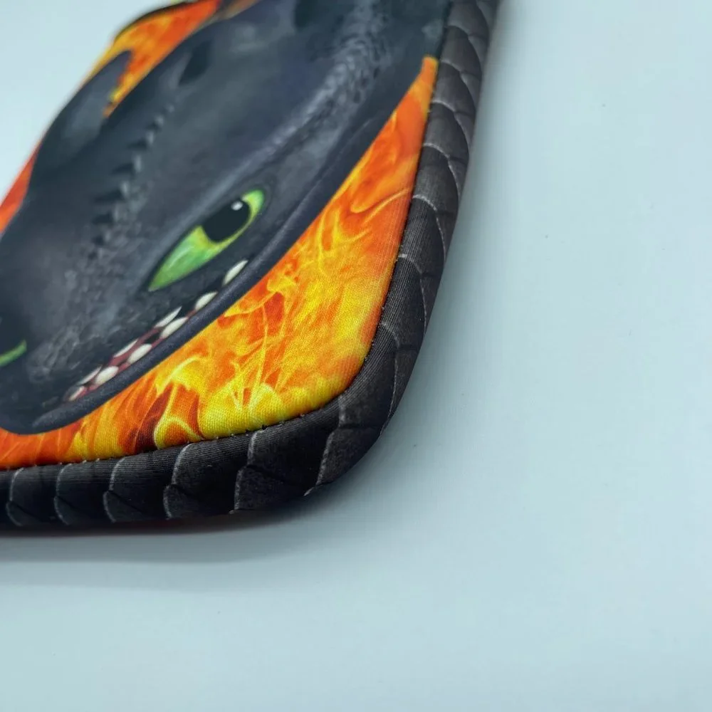 How To Train Your Dragon Tablet Sleeve Orange Black Zipper 7in